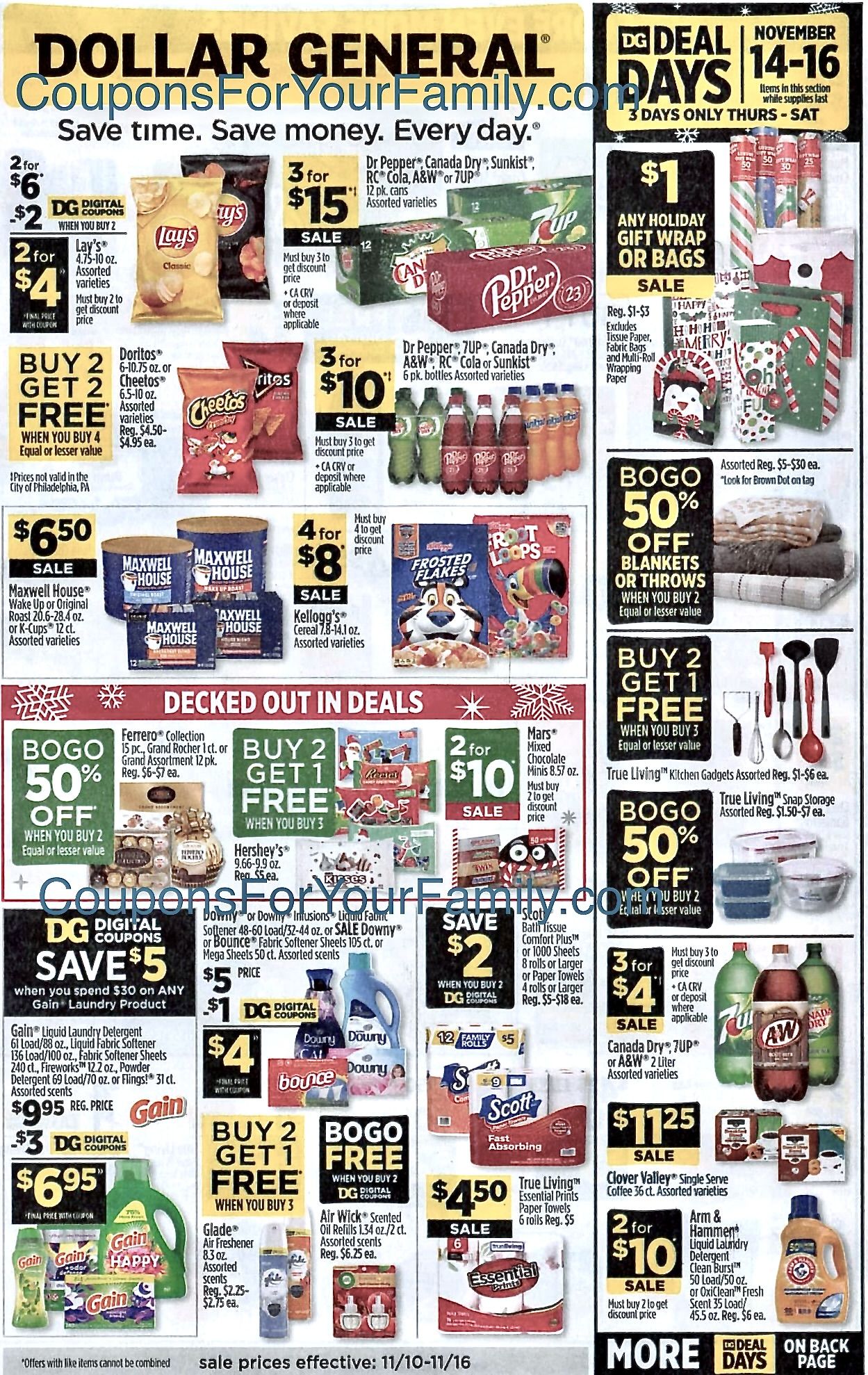 Dollar General Ad 11_10_24 pg 1