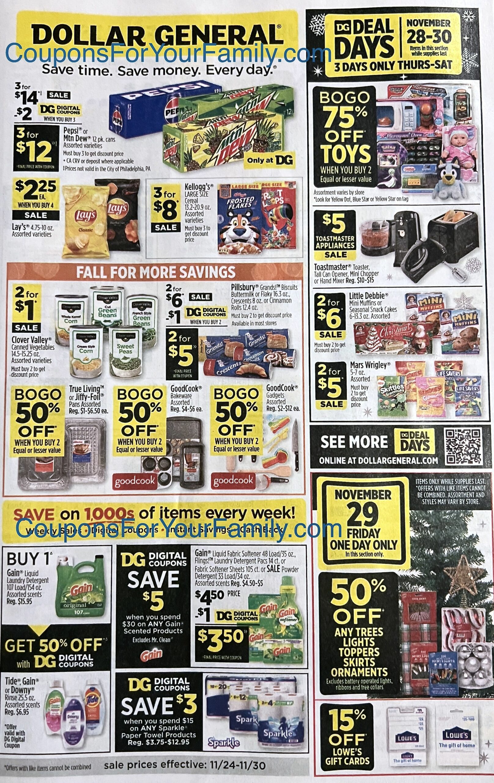 Dollar General Ad 11_24_24 pg 1