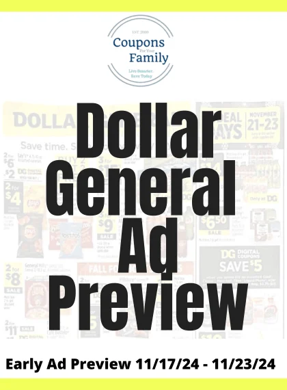 Dollar General Ad Preview 11_17_24