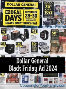 Dollar General Black Friday Ad 2024