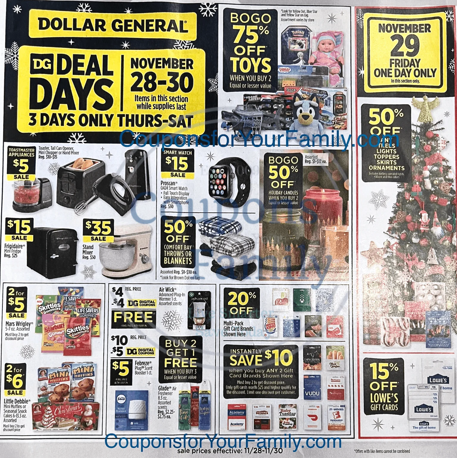 Dollar General Black Friday Ad 2024 pg 1