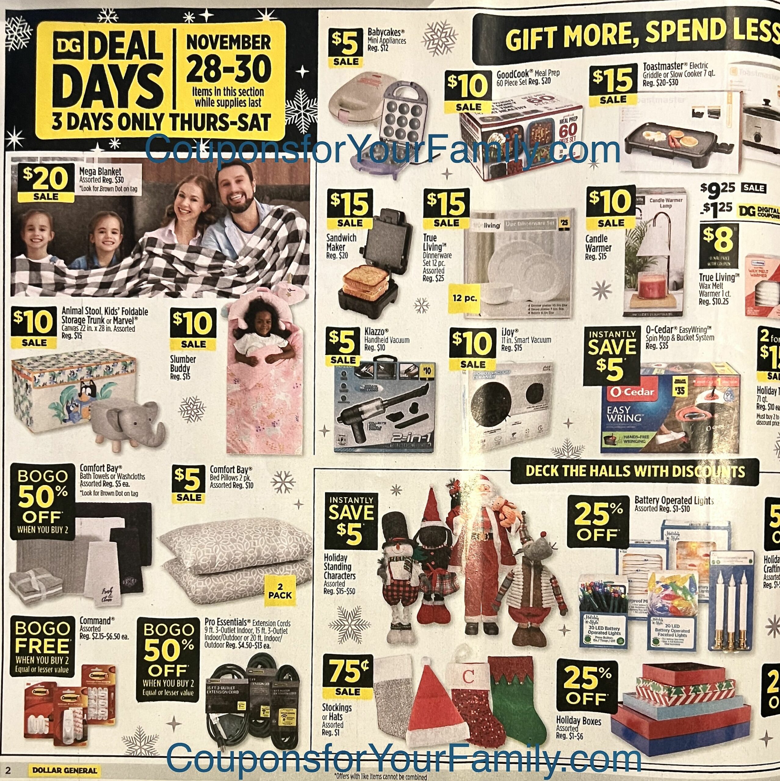 Dollar General Black Friday Ad 2024 pg 2