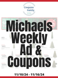 Michaels Weekly Ad & Coupon codes 11_10_24