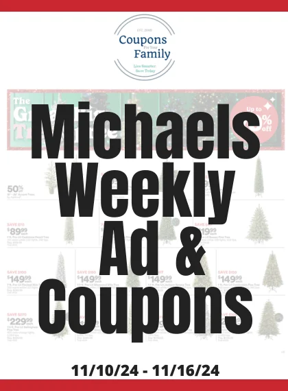 Michaels Weekly Ad & Coupon codes 11_10_24