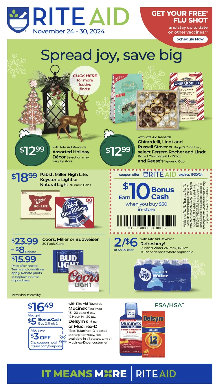 Rite Aid Ad 11_24_24 pg 1