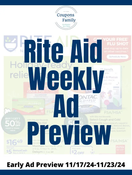 Rite Aid Weekly Ad Preview 11_17_24