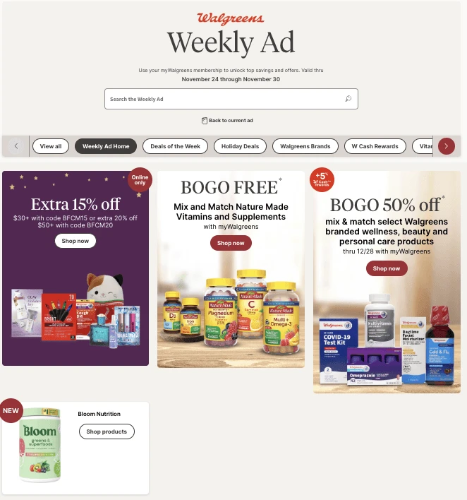 Walgreens Ad 11_24_24 pg 1