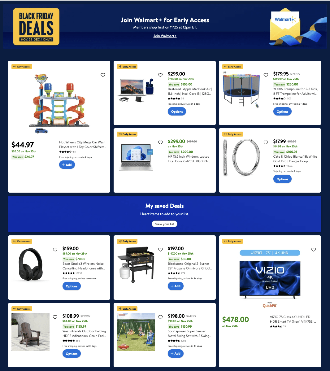 Walmart Black Friday Ad 11_25_24 pg 1