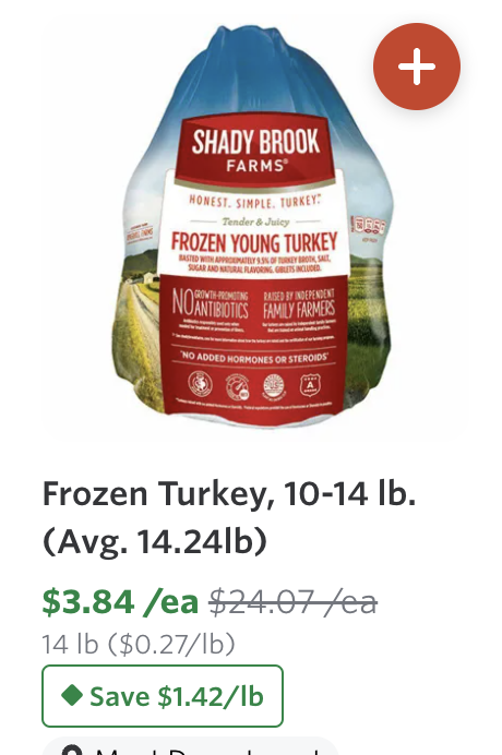 Wegmans Maryland Turkey Price