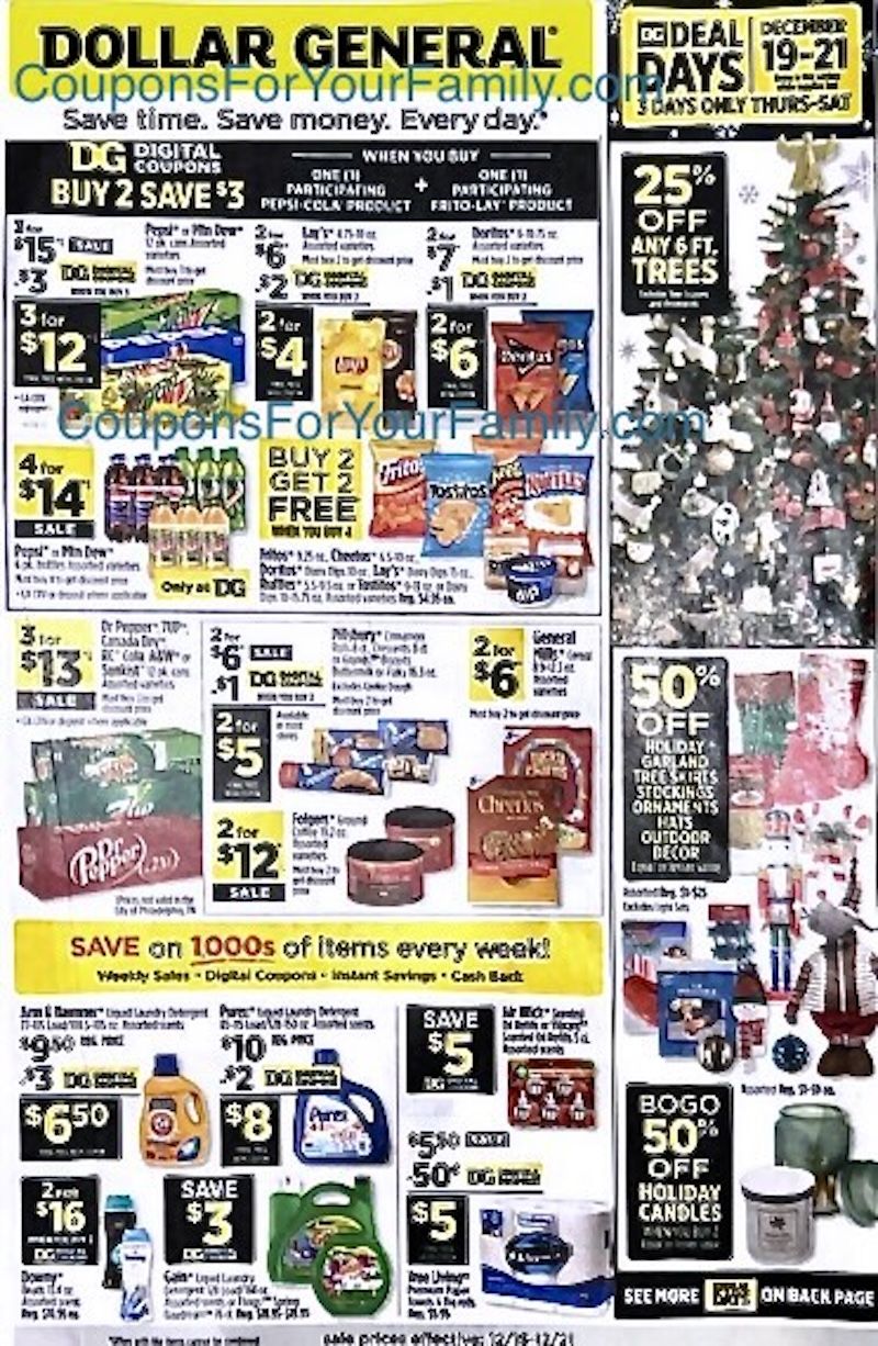 Dollar General Ad 12_15_24 pg 1