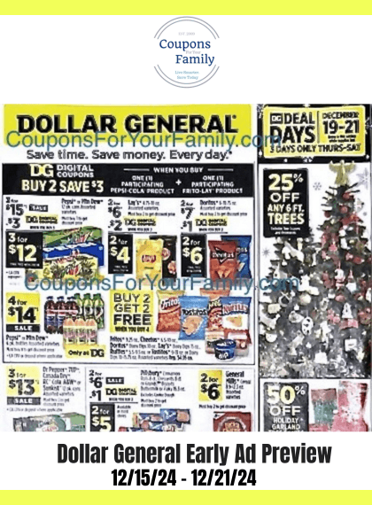 Dollar General Ad Preview 12_15_24