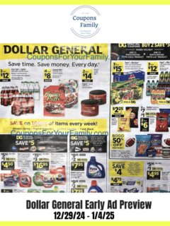 Dollar General Ad Preview 12_29_24