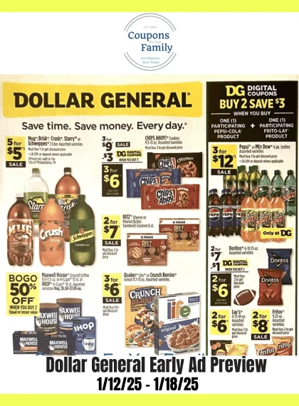 Dollar General Ad Preview 1_12_25