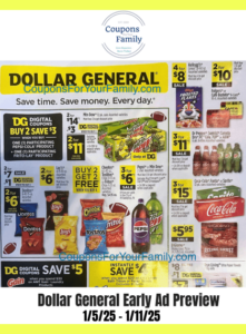 Dollar General Ad Preview 1_5_25