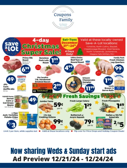 Save A Lot Ad this week 12_21_24