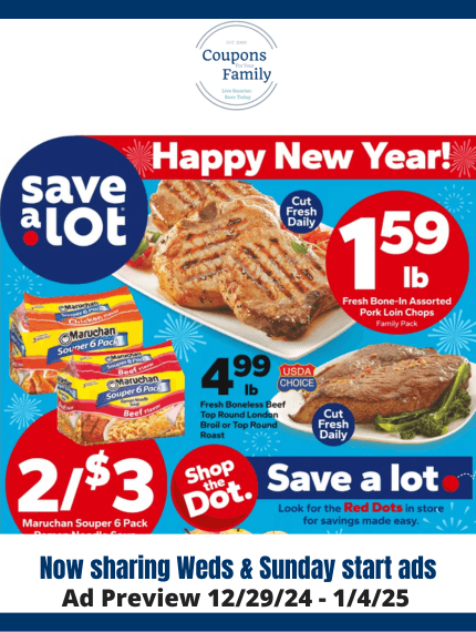 Save A Lot Ad this week 12_29_24