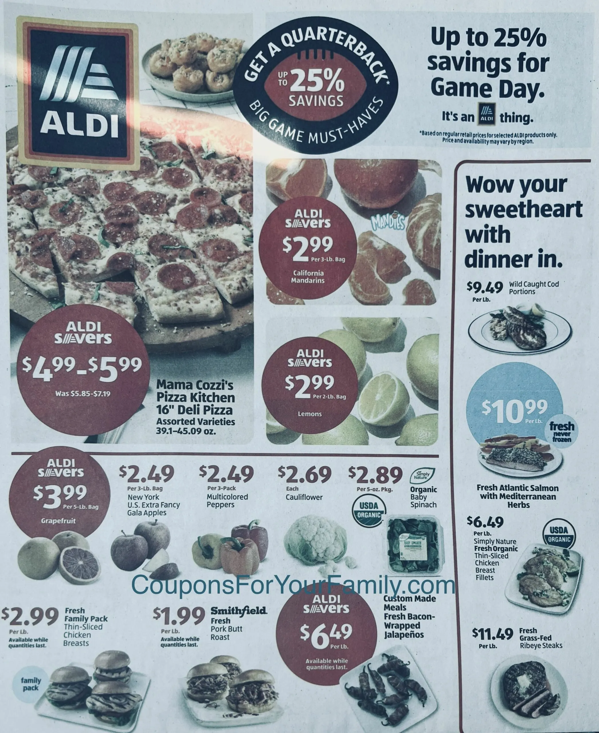 Aldi Weekly Ad 1_28_25 pg 1