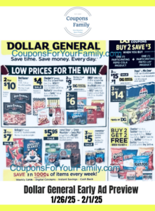 Dollar General Ad Preview 1_26_25