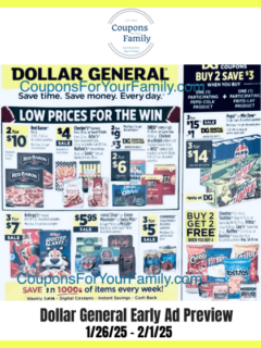 Dollar General Ad Preview 1_26_25