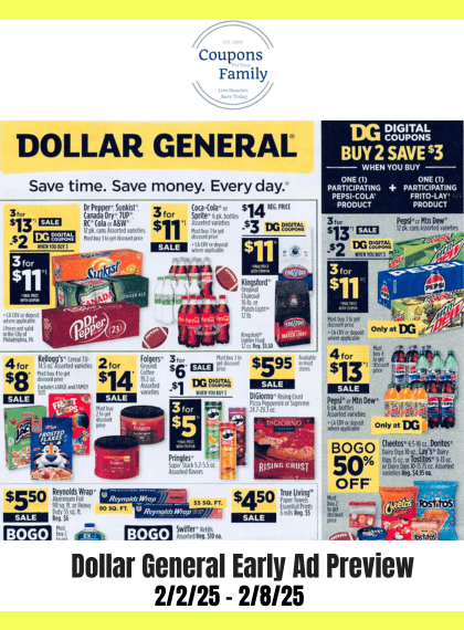 Dollar General Ad Preview 2_2_25