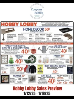 Hobby Lobby Ad This week 1_12_25