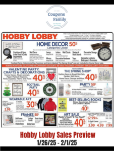 Hobby Lobby Ad This week 1_26_25