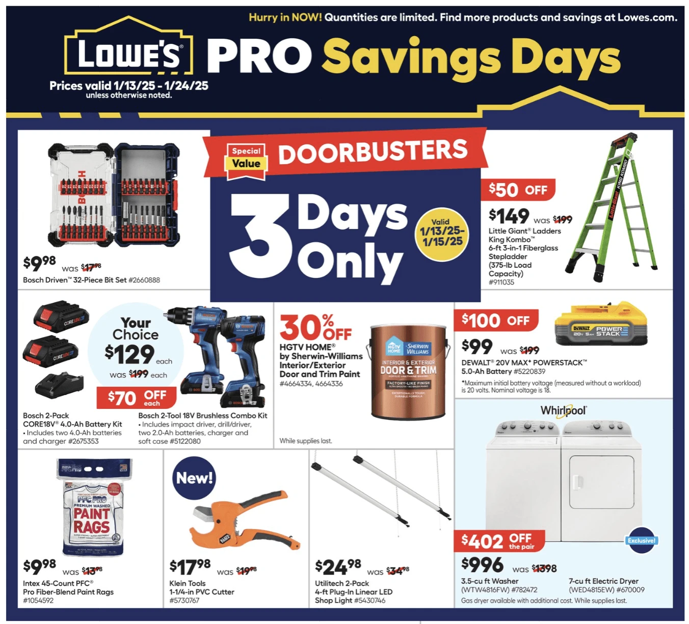 Lowes Ad 1_13_25 pg 1