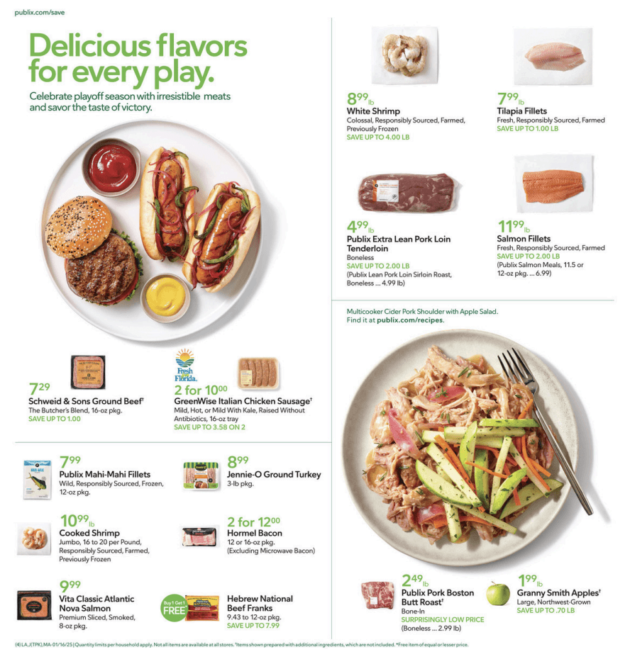 Publix Ad 1_16_25 pg 4