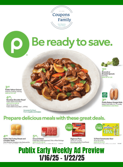 Publix Weekly Ad Preview 1_16_25