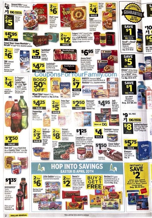 Dollar General Ad 2_16_25 pg 2