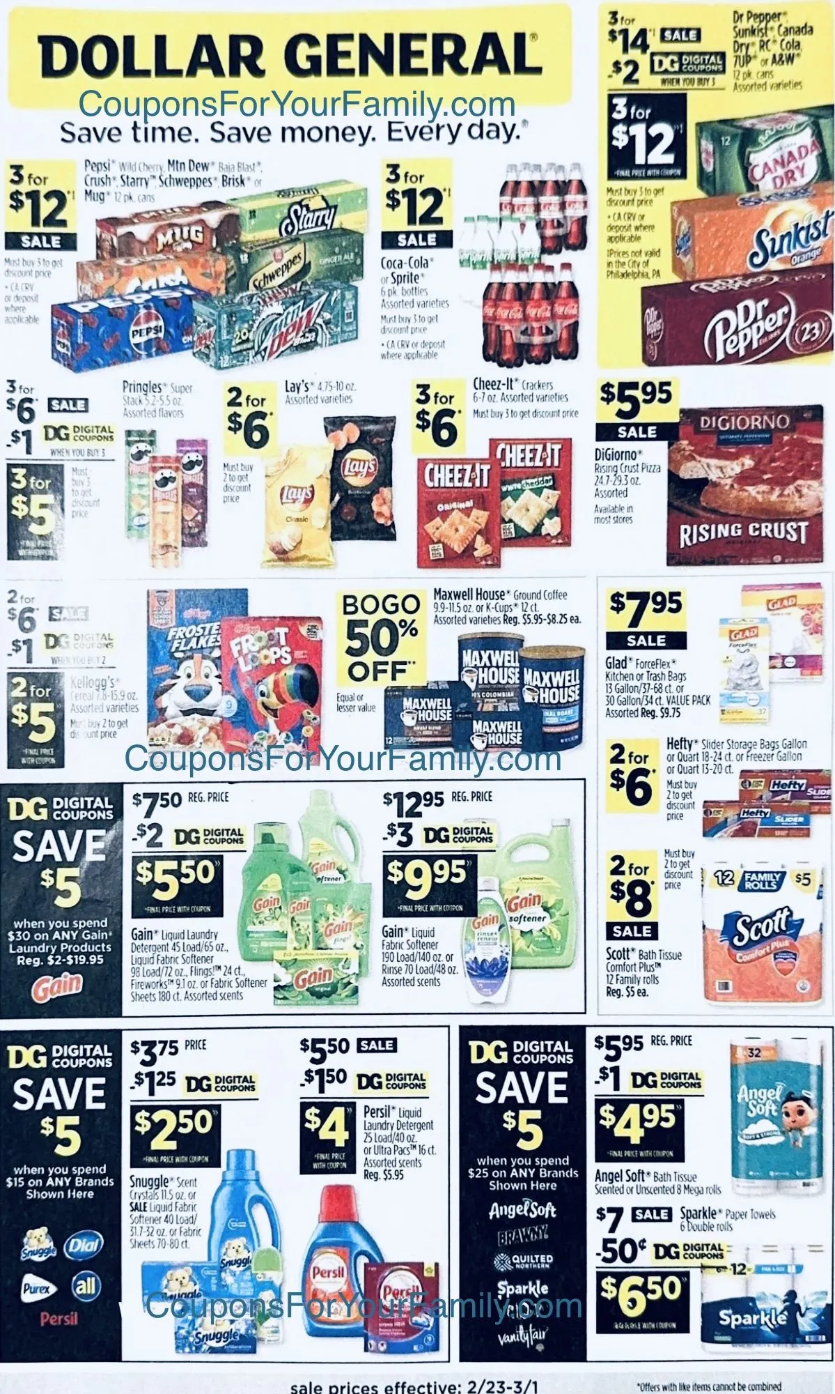 Dollar General Ad 2_23_25 pg 1