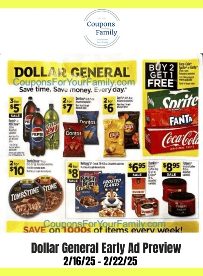 Dollar General Ad Preview 2_16_25