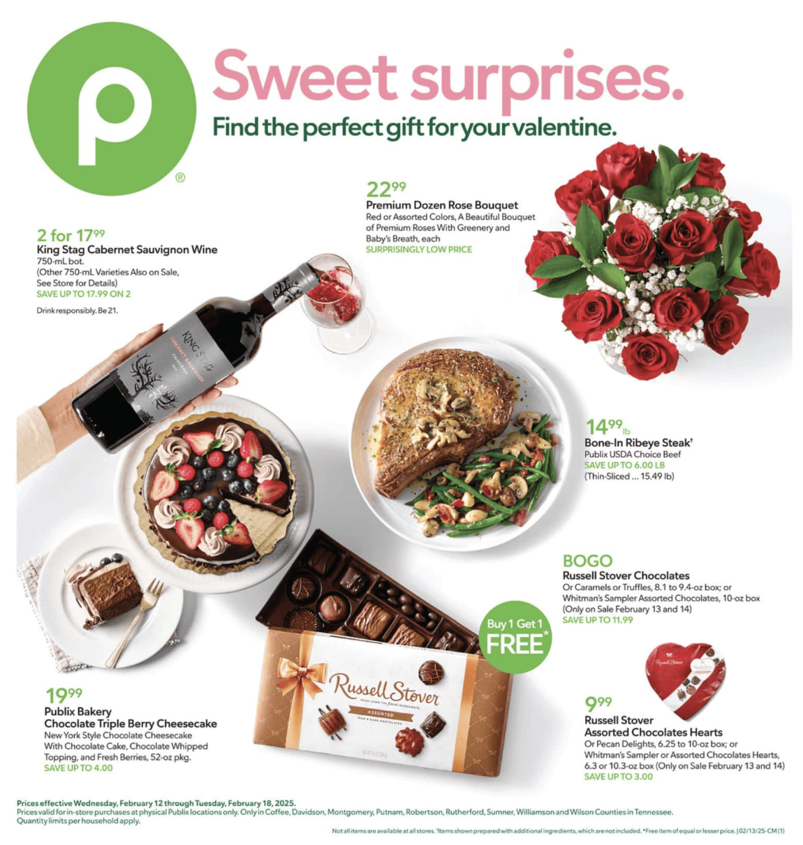 Publix Ad 2_12_25 pg 1