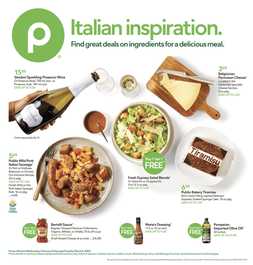 Publix Ad 2_26_25 pg 1