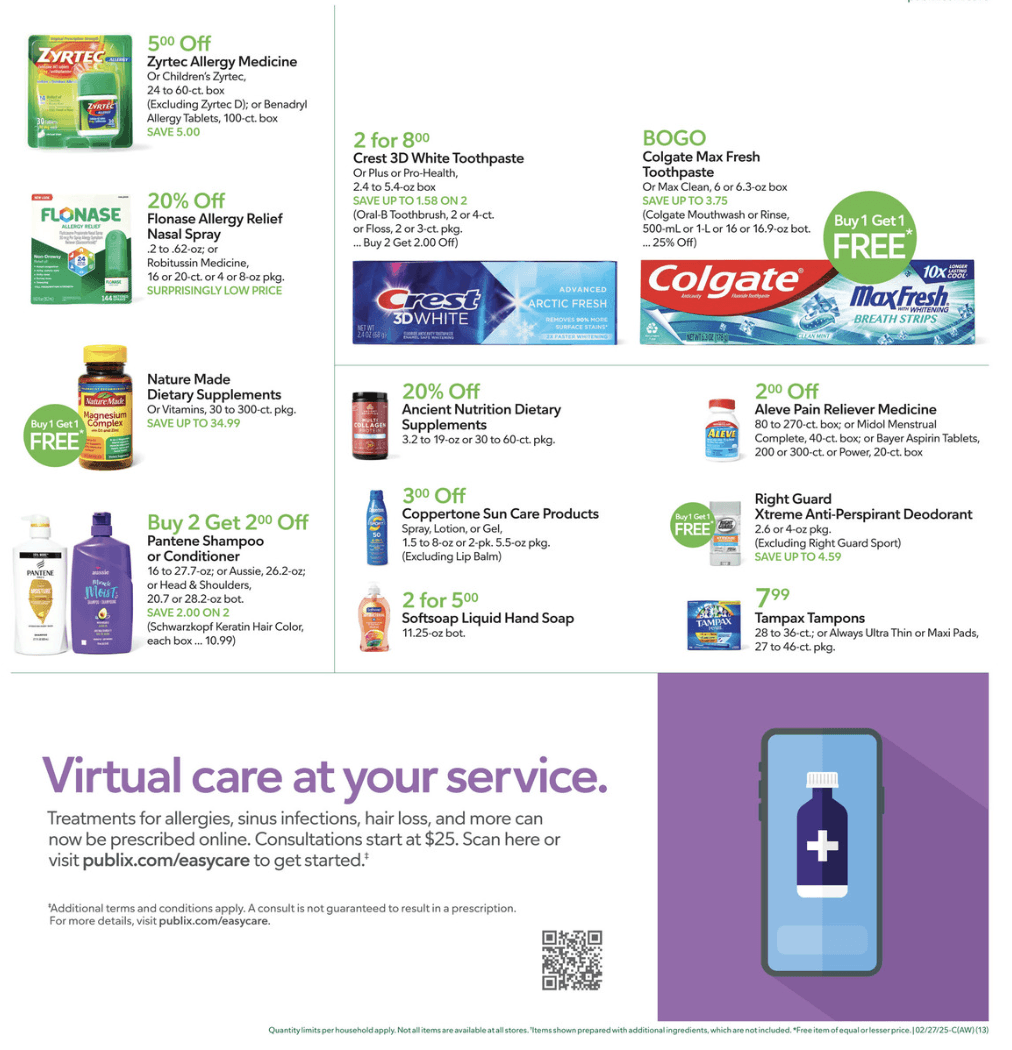 Publix Ad 2_26_25 pg 13