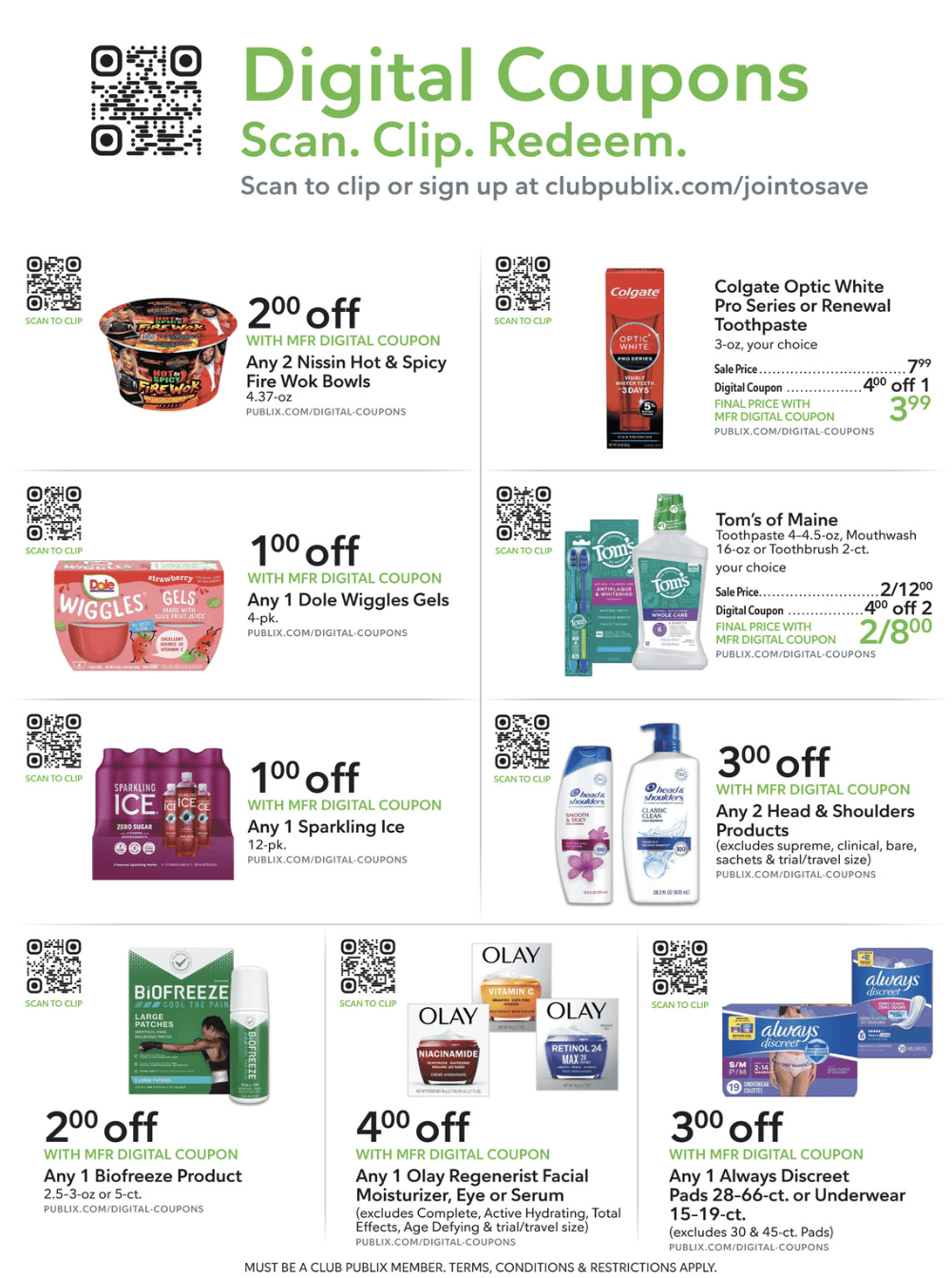 Publix Extra Savings Ad 2_22_25 pg 2