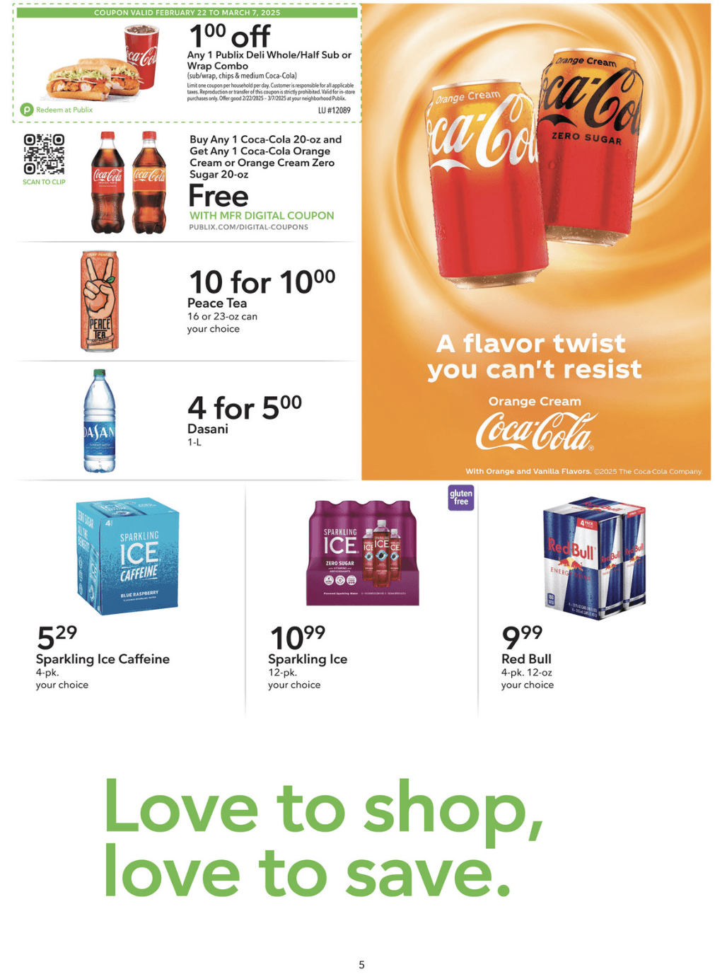 Publix Extra Savings Ad 2_22_25 pg 5