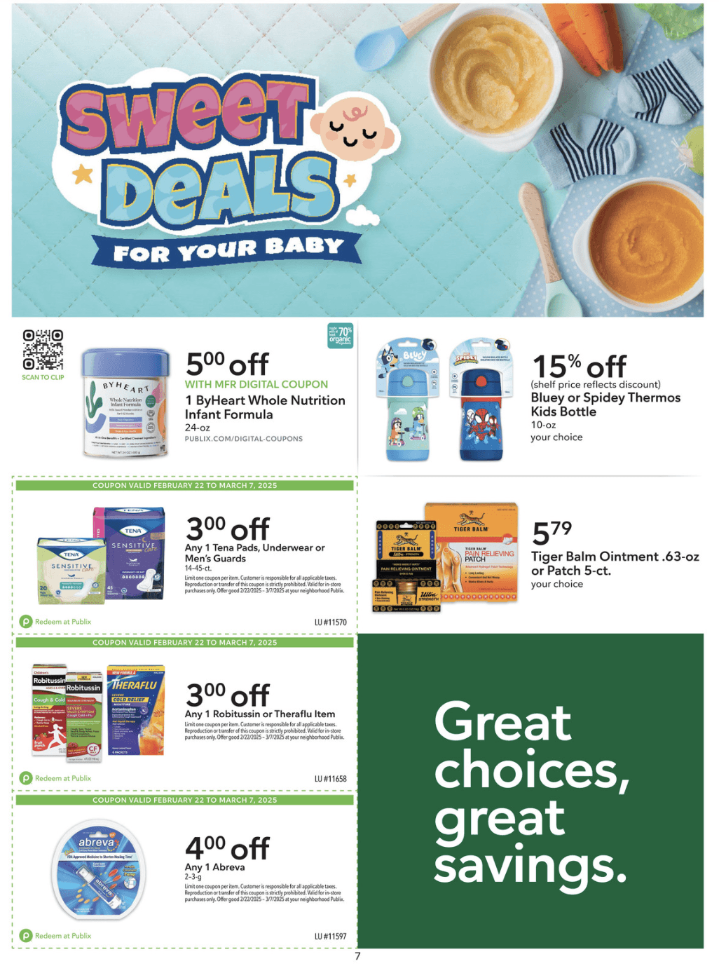 Publix Extra Savings Ad 2_22_25 pg 7