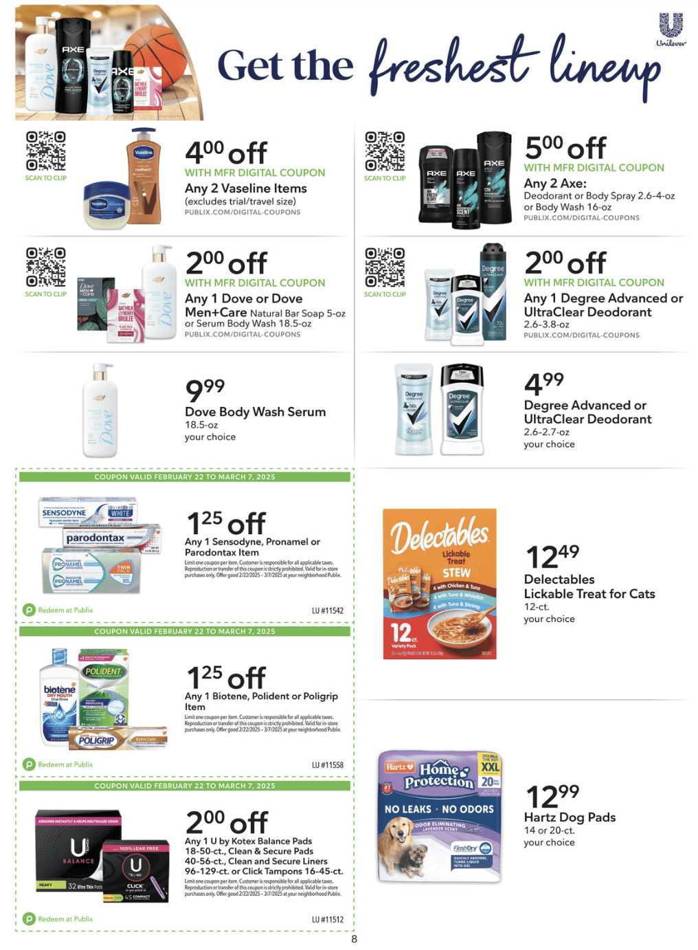 Publix Extra Savings Ad 2_22_25 pg 8