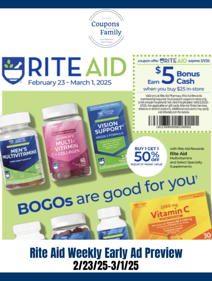 Rite Aid Weekly Ad Preview 2_23_25