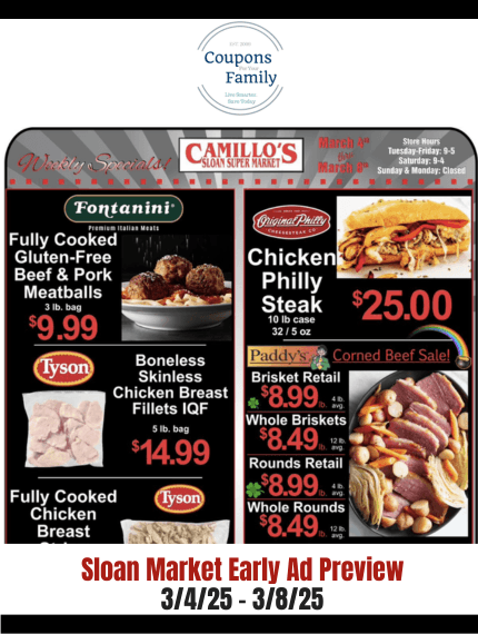 Sloan Market Weekly Ad & Meat Packages 3_4_25