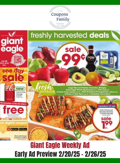 giant eagle weekly ad 2_20_25