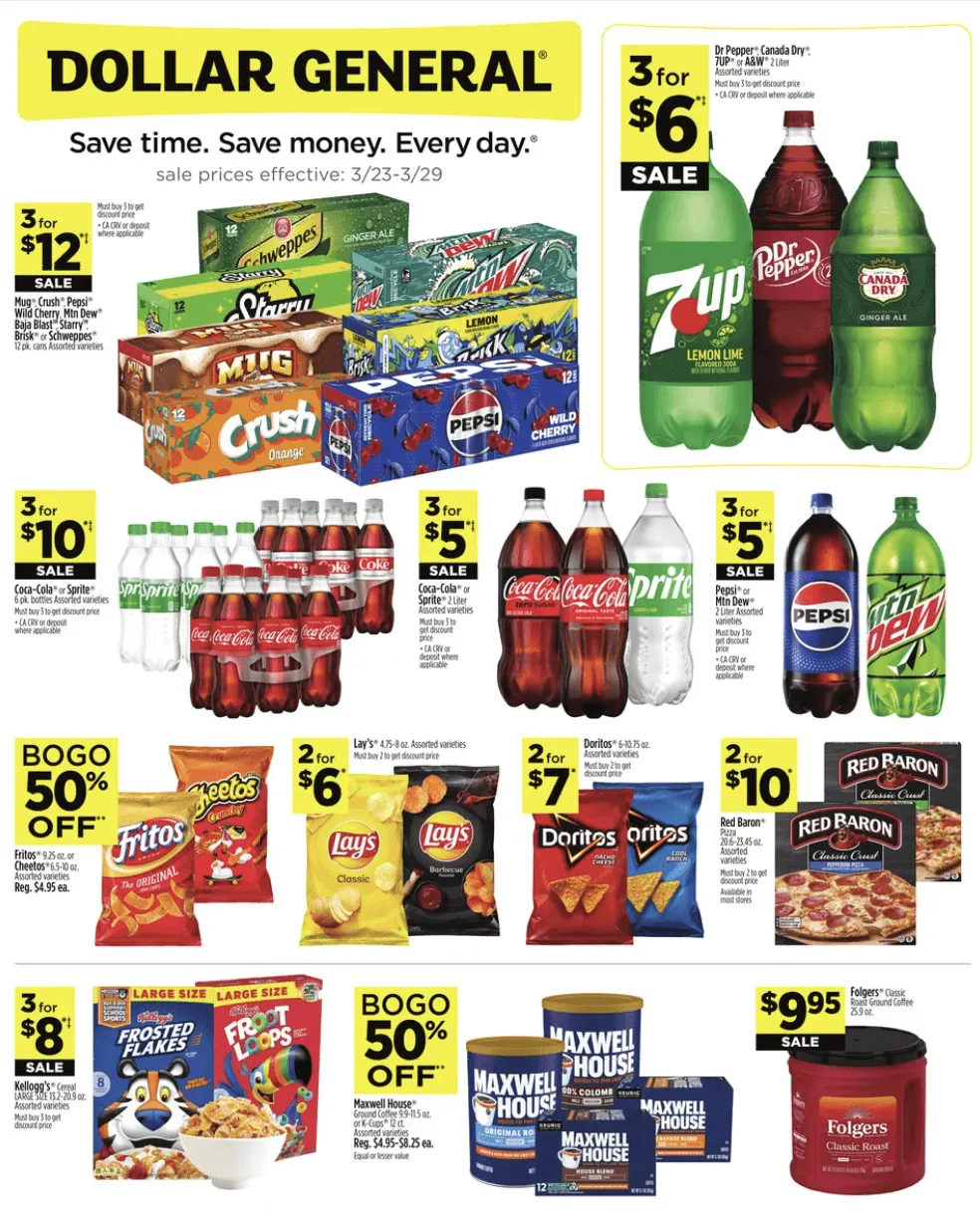 Dollar General Ad 3_23_25 pg 1