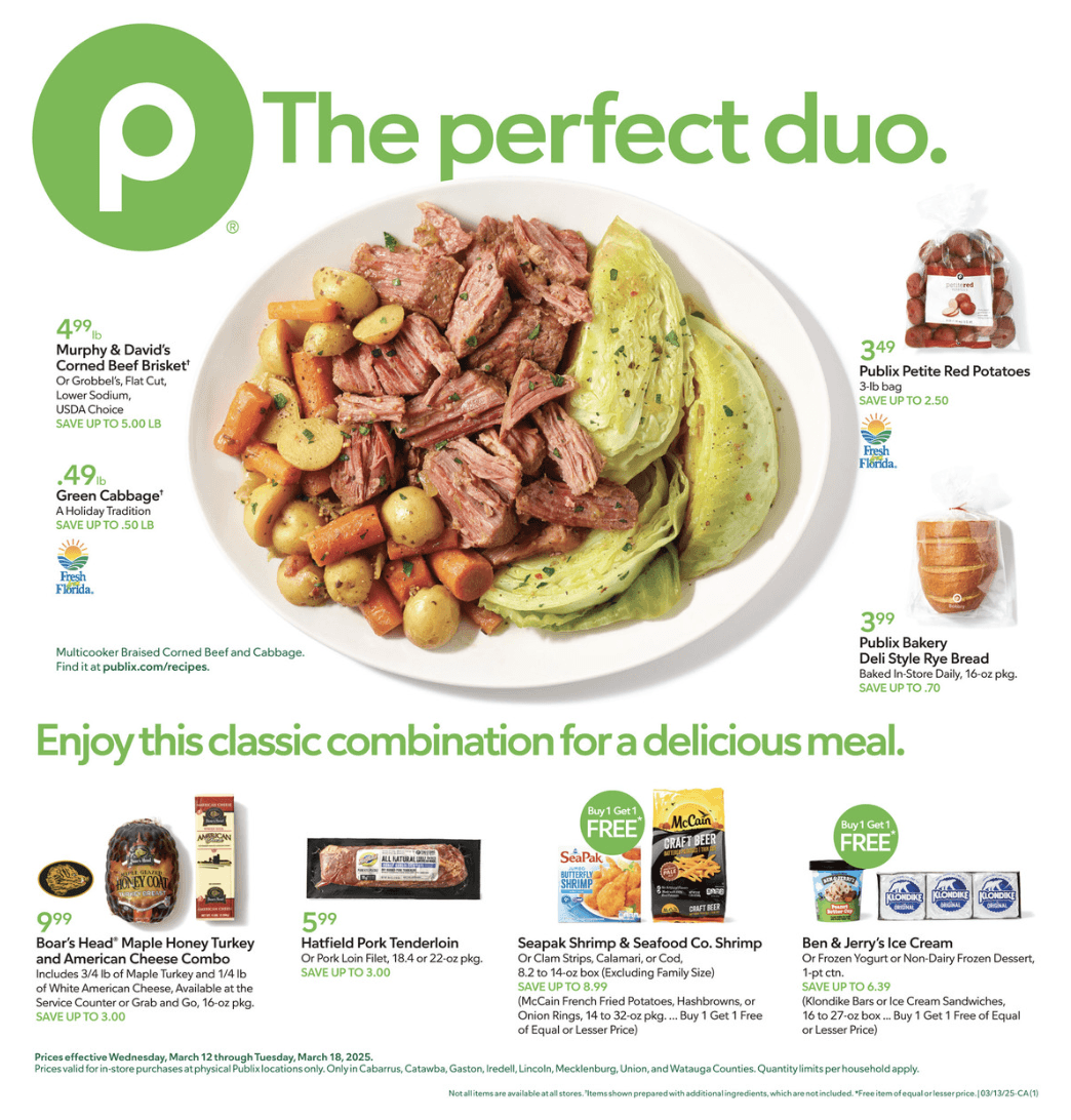 Publix Ad 3_12_25 pg 1